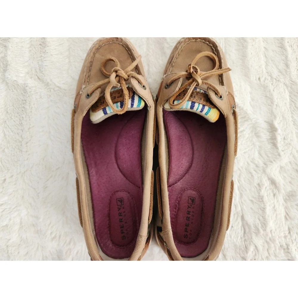 Sperry Top-Sider Vertical Color Stripes Boat Shoes Women's 6M‎ STS90025